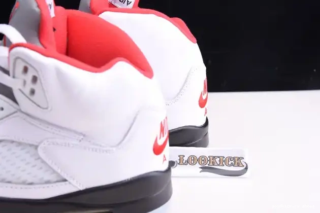 Rep Retro Jordan 5 (2020) DA1911-102 Red Silver Air Fire Tongue 0615